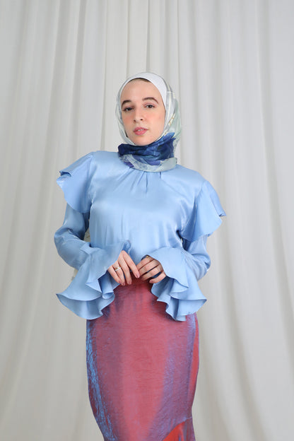 Shoulder Ruffle Top