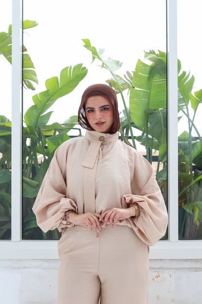 Airy Top in Beige