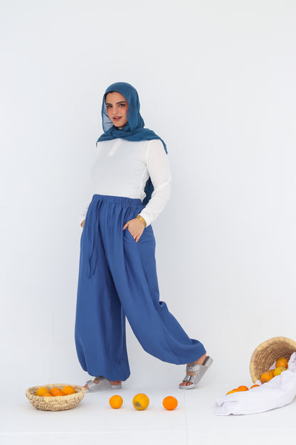 Balloon Pants in Azure