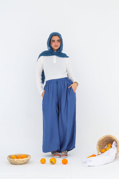 Balloon Pants in Azure
