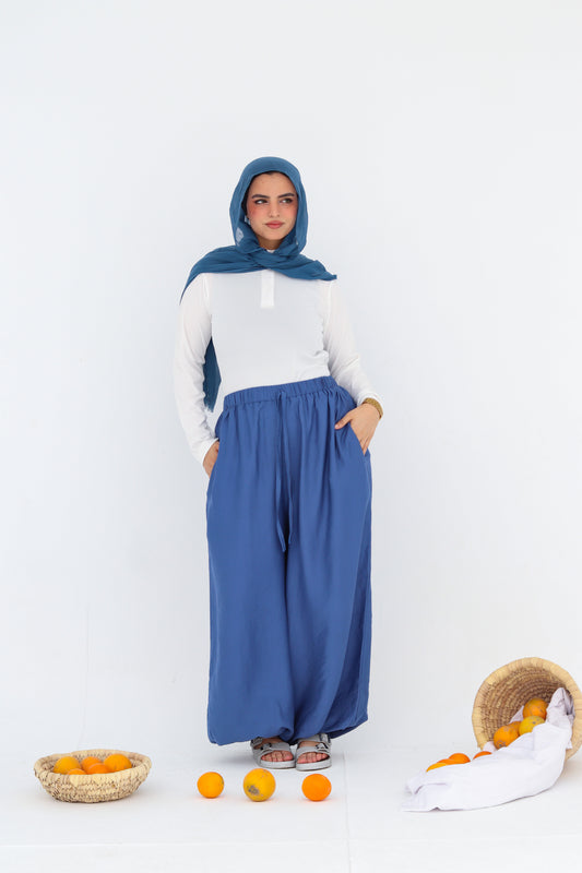 Balloon Pants in Azure