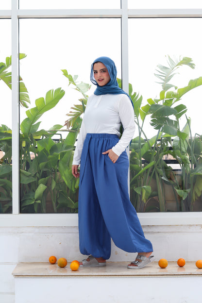 Balloon Pants in Azure