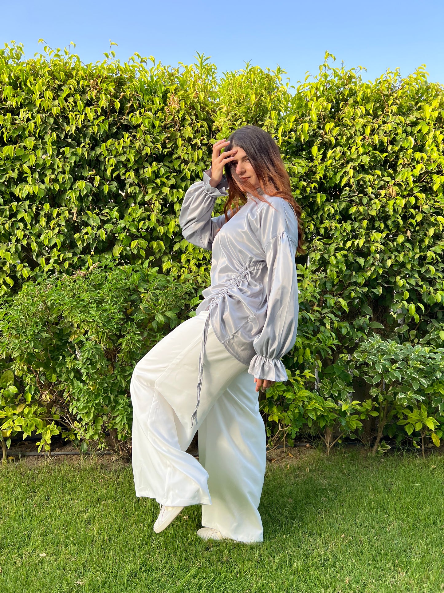 Palazzo Pants in White