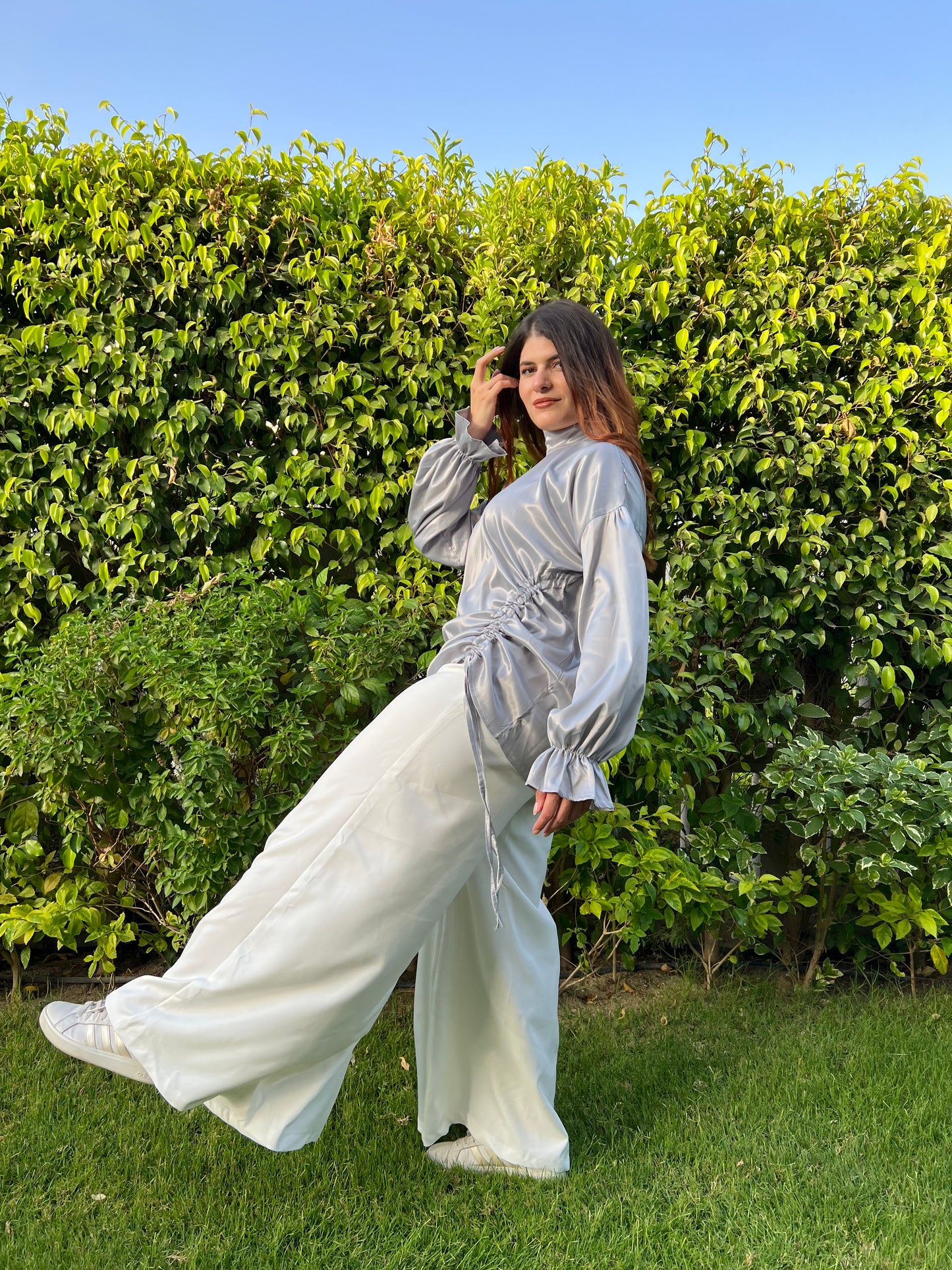 Palazzo Pants in White