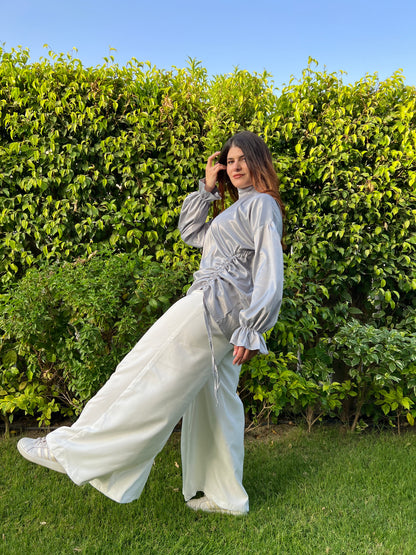 Palazzo Pants in White