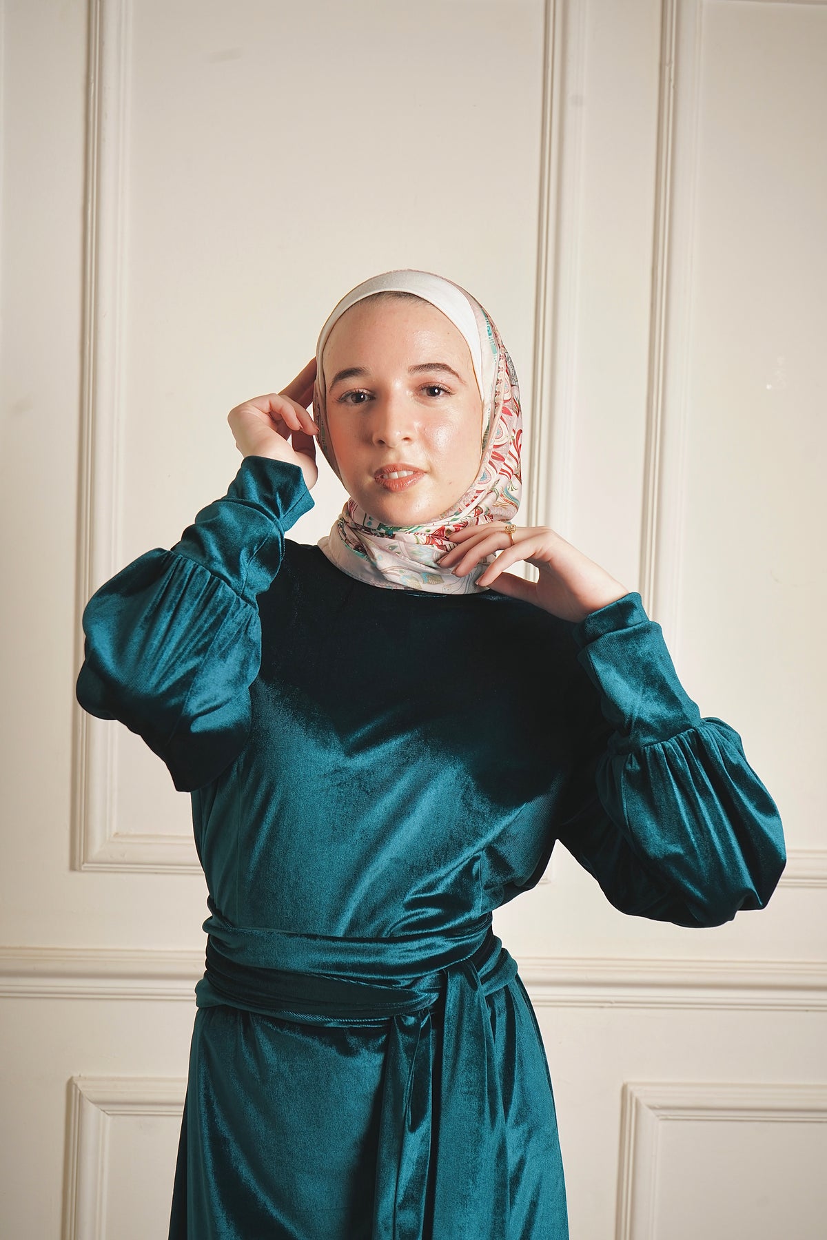 Celia Dress in Teal