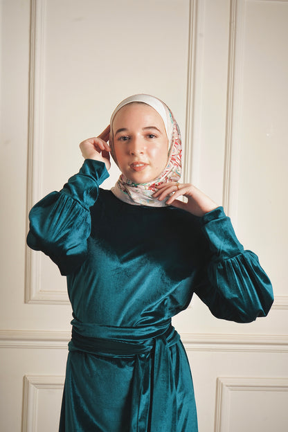 Celia Dress in Teal