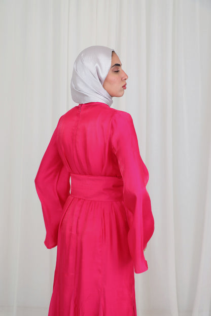 Calera Dress in Fuschia