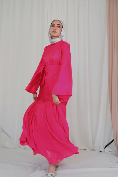 Calera Dress in Fuschia