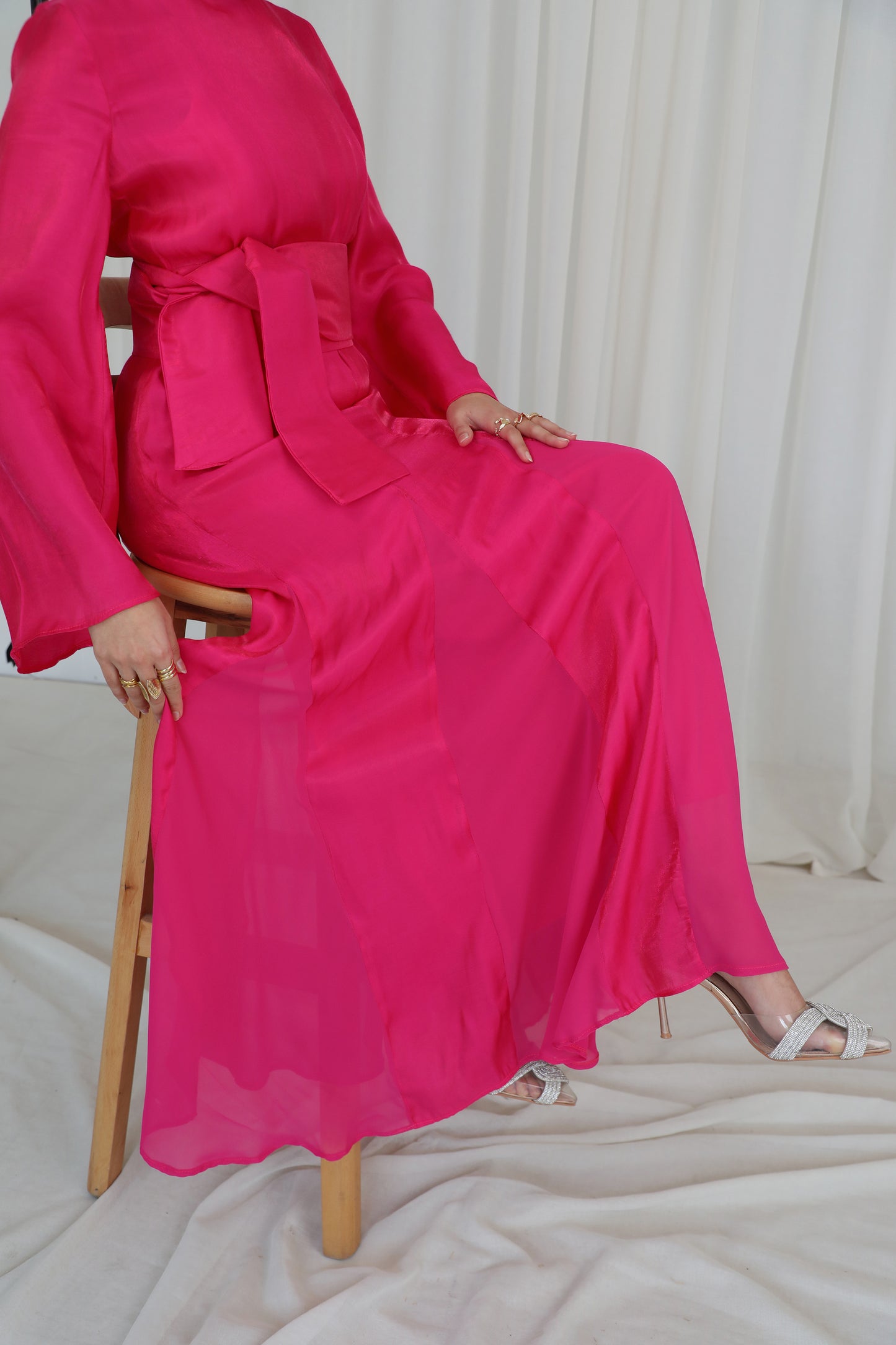 Calera Dress in Fuschia