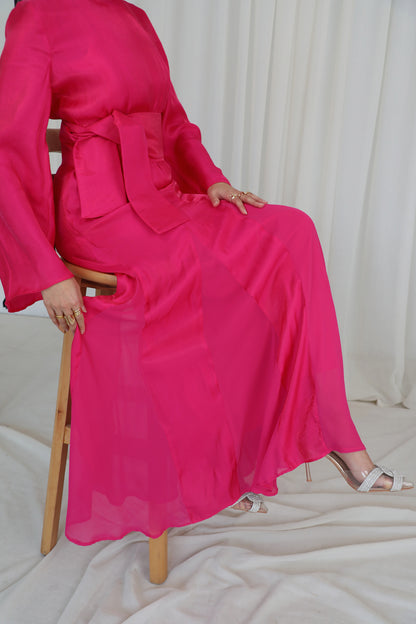 Calera Dress in Fuschia