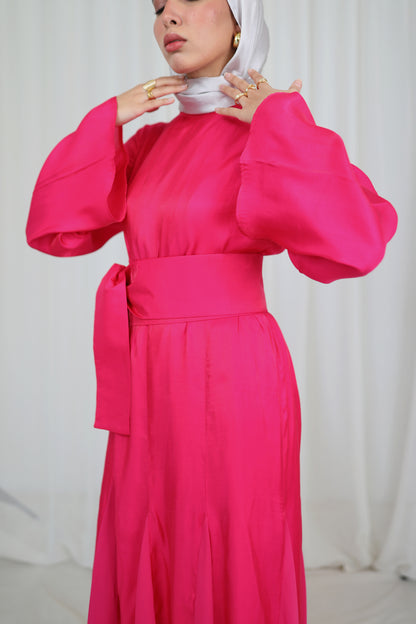 Calera Dress in Fuschia