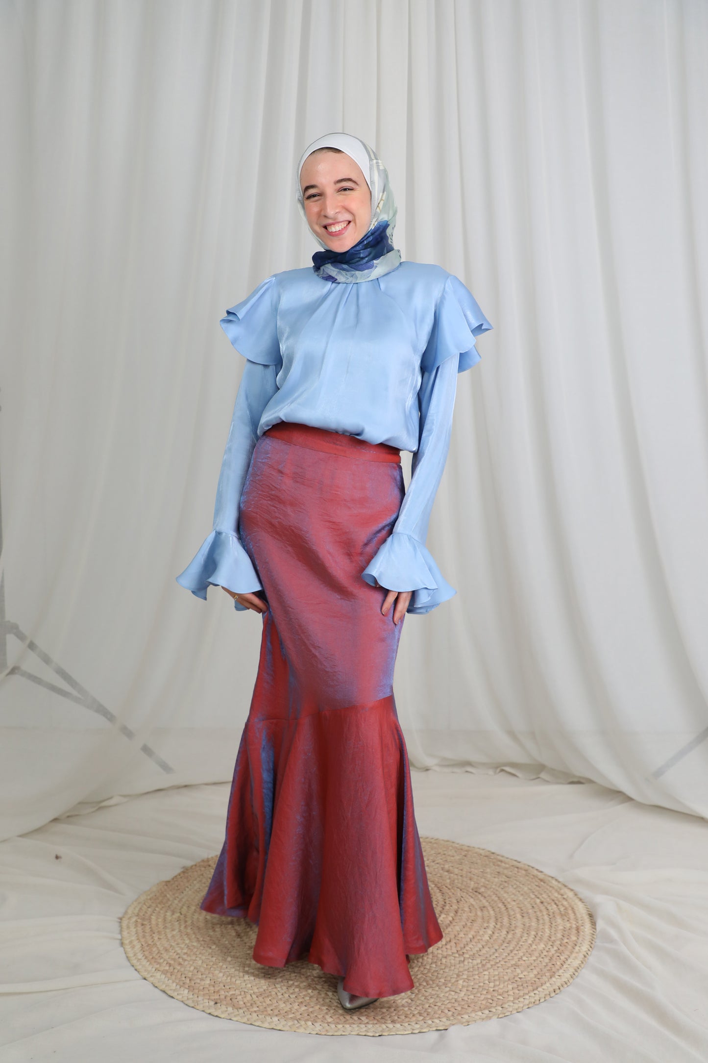 Shoulder Ruffle Top