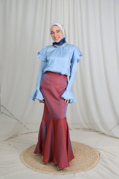 Shoulder Ruffle Top