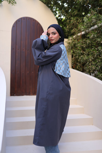 The Contrast Trench in Dark Grey