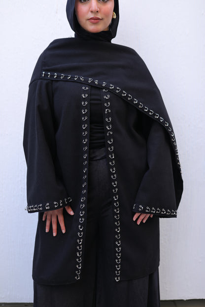 The Over-Shoulder Jacket in Black